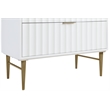 Meridian Furniture Modernist White Bathroom Vanity