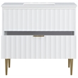 Meridian Furniture Modernist White Bathroom Vanity