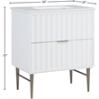 Meridian Furniture Modernist White Bathroom Vanity