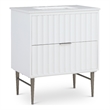 Meridian Furniture Modernist White Bathroom Vanity