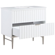 Meridian Furniture Modernist White Bathroom Vanity