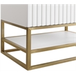 Meridian Furniture Monad White Bathroom Vanity