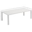 Meridian Furniture Maldives Outdoor Patio Coffee Table