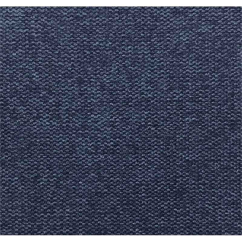 Meridian Furniture Harper Navy Linen Textured Fabric Twin Trundle Bed
