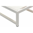 Meridian Furniture Maldives Cream Water Resisting Patio Adjustable Chaise