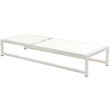 Meridian Furniture Maldives Cream Water Resisting Patio Adjustable Chaise