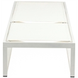 Meridian Furniture Maldives Cream Water Resisting Patio Adjustable Chaise