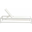 Meridian Furniture Maldives Cream Water Resisting Patio Adjustable Chaise