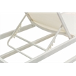 Meridian Furniture Maldives Cream Water Resisting Patio Adjustable Chaise