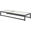 Meridian Furniture Maldives Cream Water Resisting Patio Adjustable Chaise