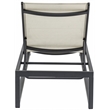 Meridian Furniture Maldives Cream Water Resisting Patio Adjustable Chaise