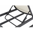 Meridian Furniture Maldives Cream Water Resisting Patio Adjustable Chaise
