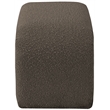 Meridian Furniture Niagara Brown Boucle Fabric Bench