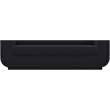 Meridian Furniture Kimora Black Linen Textured Fabric Loveseat