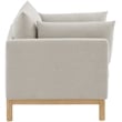Meridian Furniture Langham Beige Linen Textured Fabric Chair