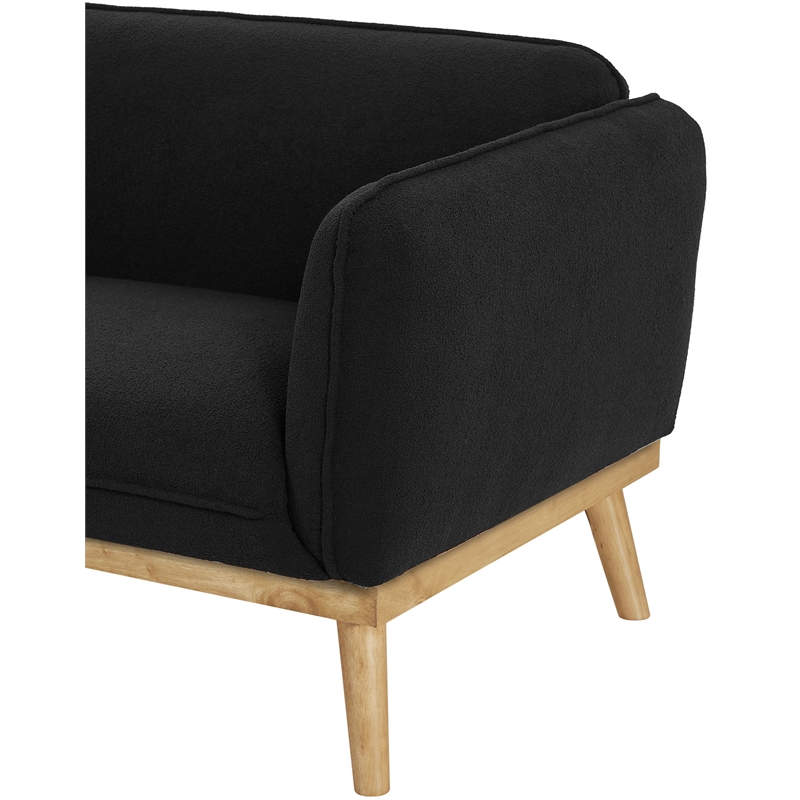 Meridian Furniture Nolita Black Boucle Fabric Chair