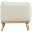 Meridian Furniture Nolita Cream Boucle Fabric Chair