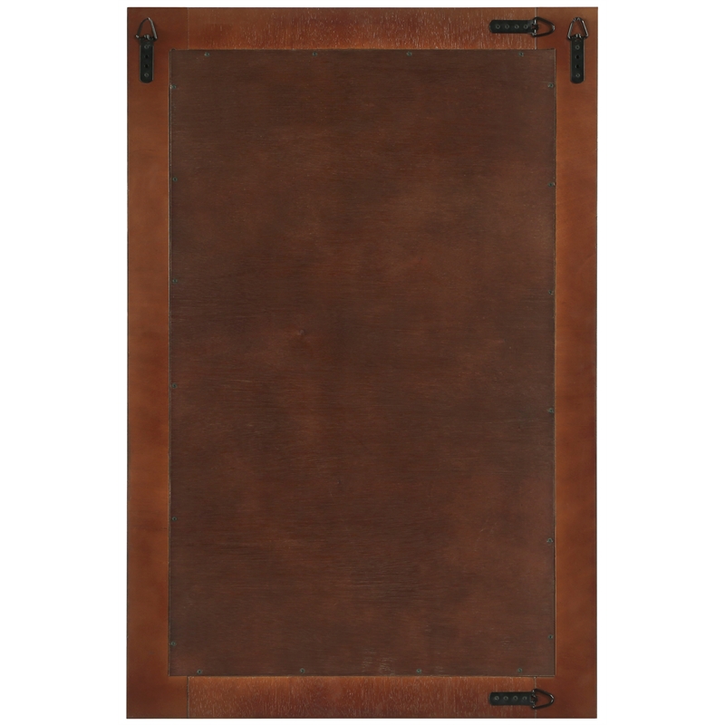 Meridian Furniture Monad Walnut Mirror