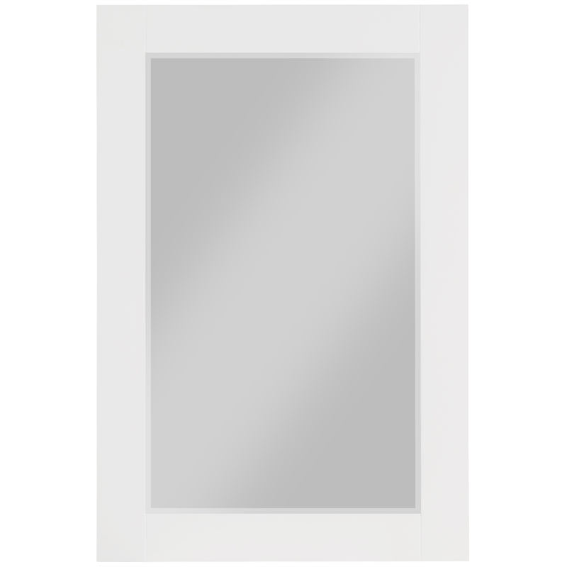 Meridian Furniture Monad White Mirror