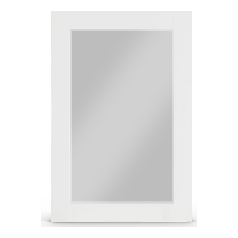 Meridian Furniture Monad White Mirror