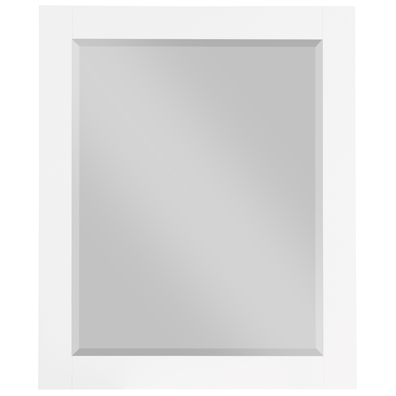 Meridian Furniture Monad White Mirror