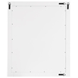 Meridian Furniture Monad White Mirror