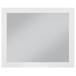 Meridian Furniture Monad White Mirror