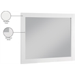 Meridian Furniture Monad White Mirror