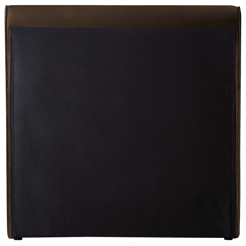 Meridian Furniture Sloan Brown Velvet Twin Bed
