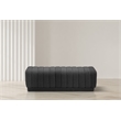Meridian Furniture Heathrow Black Ottoman/Bench