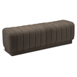 Meridian Furniture Heathrow Brown Ottoman/Bench