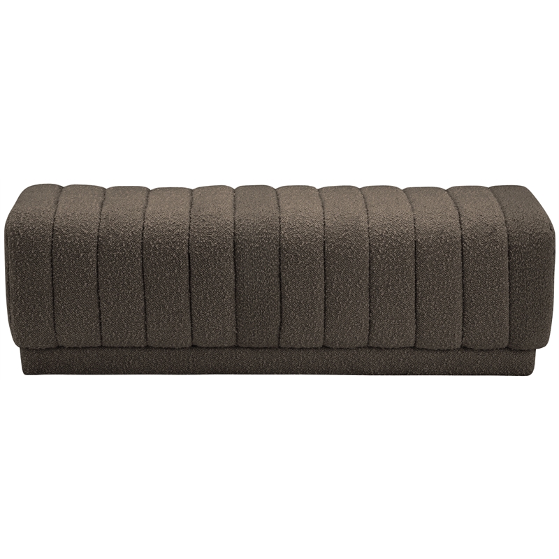 Meridian Furniture Heathrow Brown Ottoman/Bench
