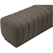 Meridian Furniture Heathrow Brown Ottoman/Bench