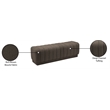 Meridian Furniture Heathrow Brown Ottoman/Bench