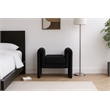 Meridian Furniture Stylus Black Velvet Bench
