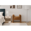 Meridian Furniture Stylus Saddle Velvet Bench