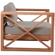 Meridian Furniture Anguilla Grey Water Resisting Outdoor Chair
