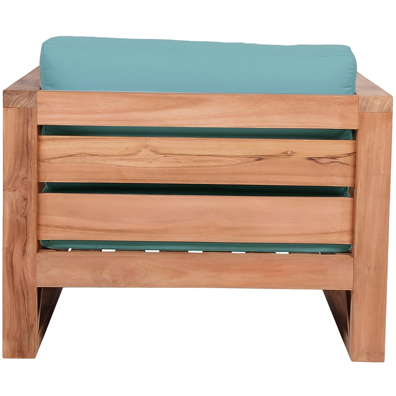 Meridian Furniture Anguilla Blue Water Resisting Outdoor Chair
