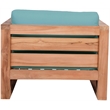 Meridian Furniture Anguilla Blue Water Resisting Outdoor Chair