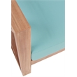 Meridian Furniture Anguilla Blue Water Resisting Outdoor Chair