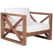 Meridian Furniture Anguilla Off White Water Resisting Outdoor Chair