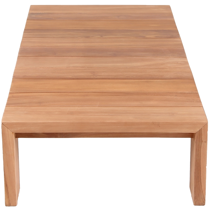 Meridian Furniture Tulum Natural Teak Outdoor Coffee Table