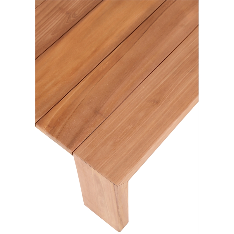 Meridian Furniture Tulum Natural Teak Outdoor Coffee Table