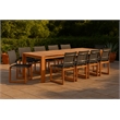 Meridian Furniture Tulum Black Water Resisting Outdoor Dining Side Chair