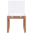 Meridian Furniture Tulum Off White Water Resisting Outdoor Dining Side Chair