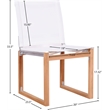 Meridian Furniture Tulum Off White Water Resisting Outdoor Dining Side Chair