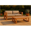 Meridian Furniture Anguilla Grey Water Resisting Outdoor Sofa