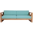 Meridian Furniture Anguilla Blue Water Resisting Outdoor Sofa