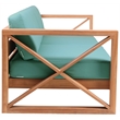 Meridian Furniture Anguilla Blue Water Resisting Outdoor Sofa