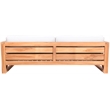 Meridian Furniture Anguilla Off White Water Resisting Outdoor Sofa